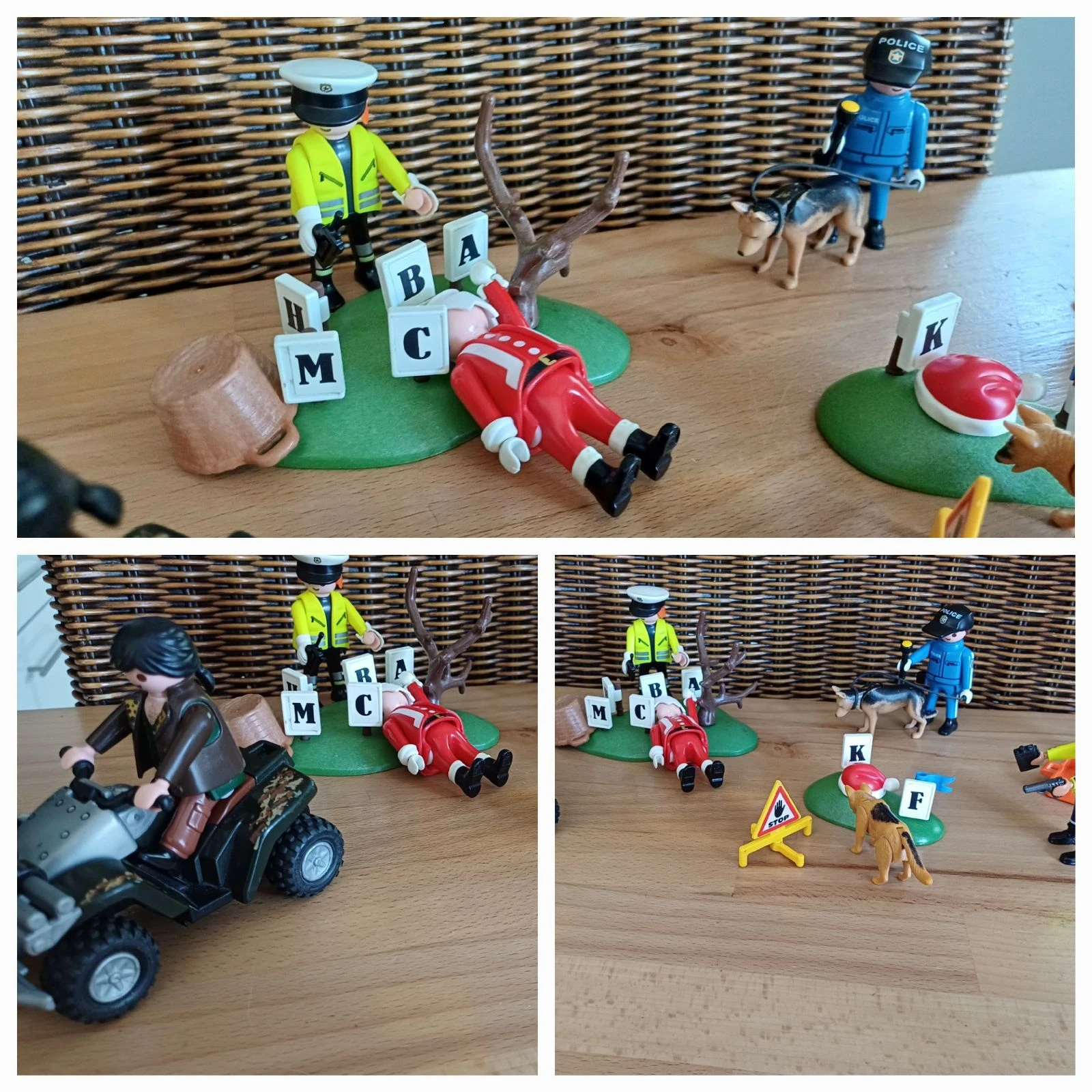 Scène de crime playmobil